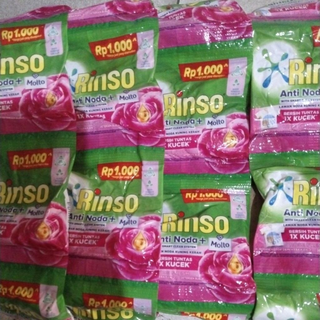 Rinso Bubuk sachet 40g 1 Dus 126 Sachet