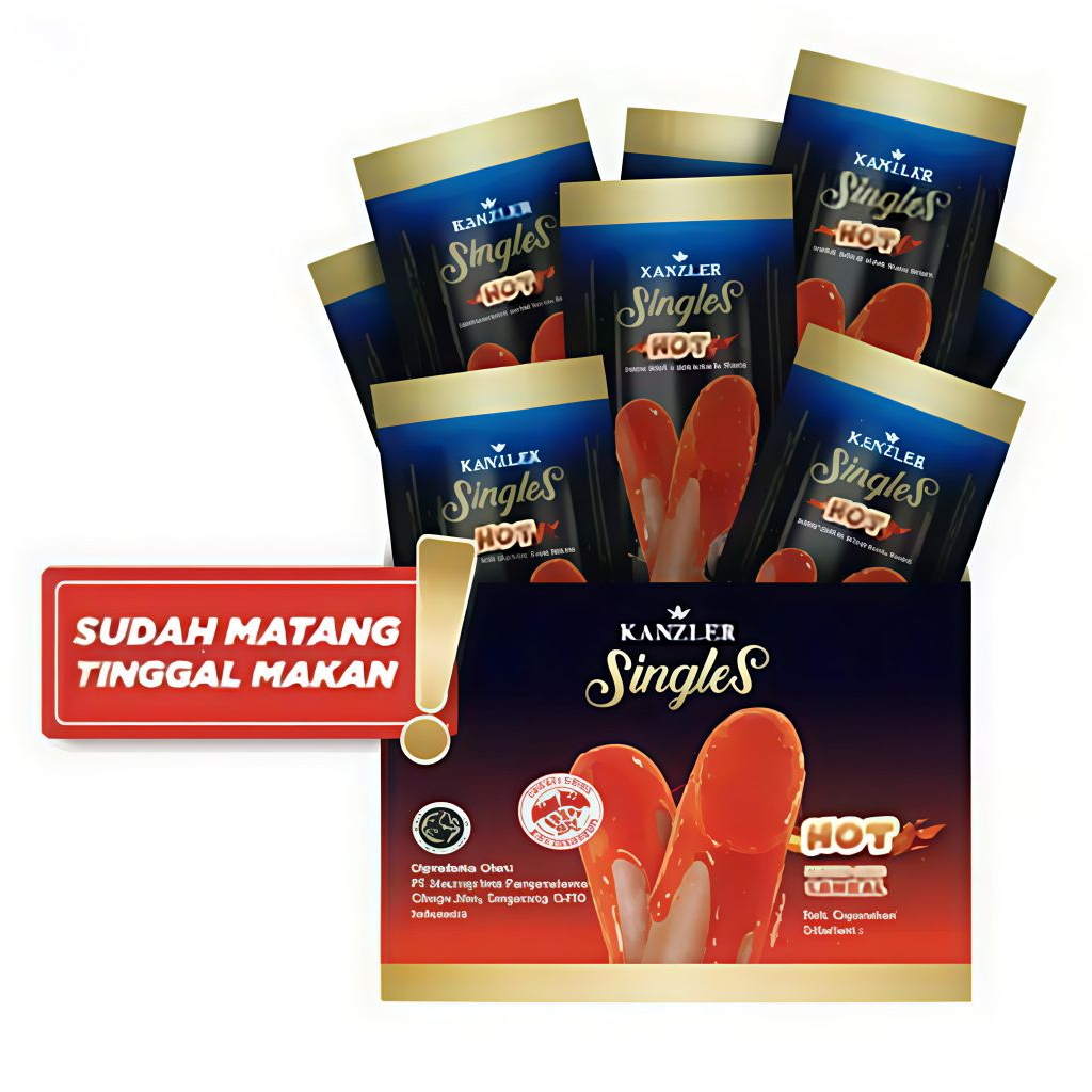 

Sosis Kanzler Hot 65gr per Box isi 12