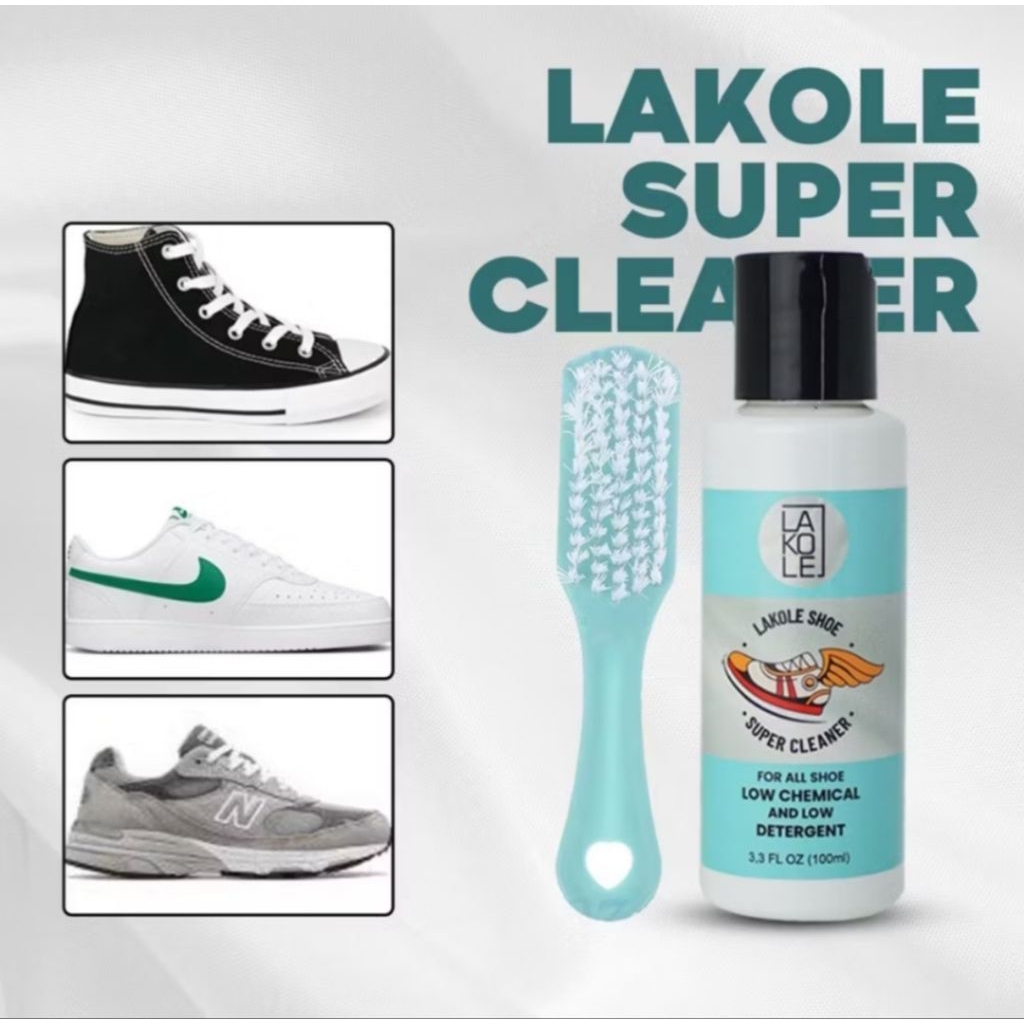 Lakole Sabun Cuci Sepatu Premium Super Cleaner - Cairan pembersih sepatu kotor