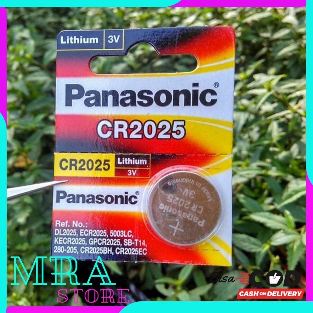Baterai Panasonic CR 2025 Batre Batray Jam Tangan Panasonic CR 2025