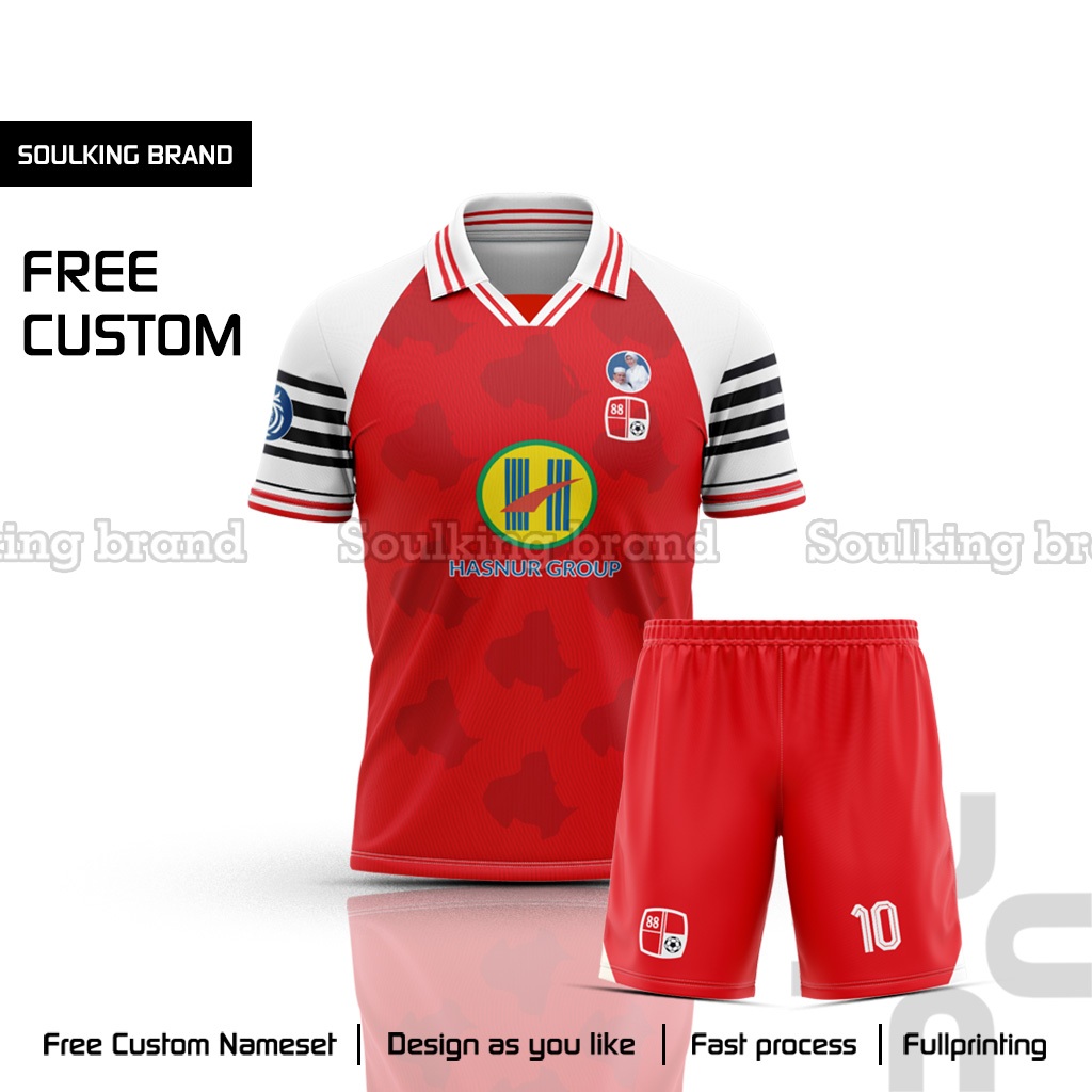 Baju Bola Barito Putera Home Away Third 2025 Liga 1 Indonesia Free Custom Nama Warna Merah Kuning Hi