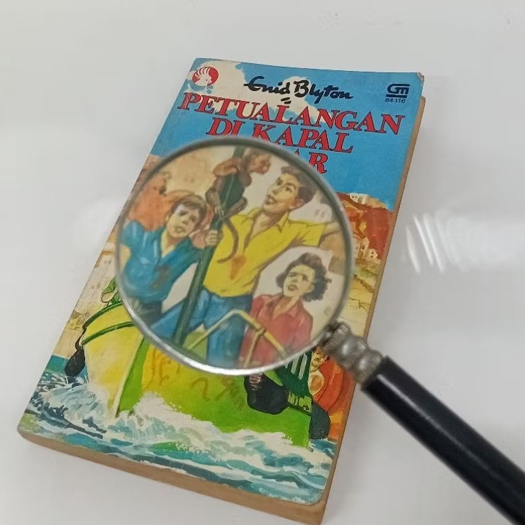 

Vintage Kaca Pembesar Lup Kaca Magnifier Glass