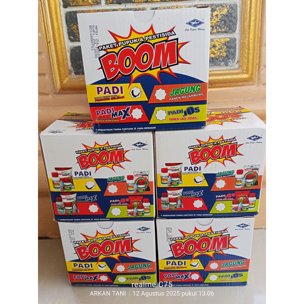 PAKET BOOM PADI (Multi Padi Plus, Recor 300EC, Bigest 40EC, dan Besmor Ultra) - CAP KAPAL TERBANG