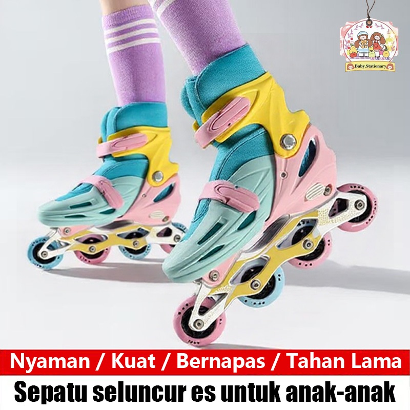 Sepatu Roda Anak  4 Roda sepatu anak perempuan sepatu roda anak perempuan sepatu ada rodanya 2