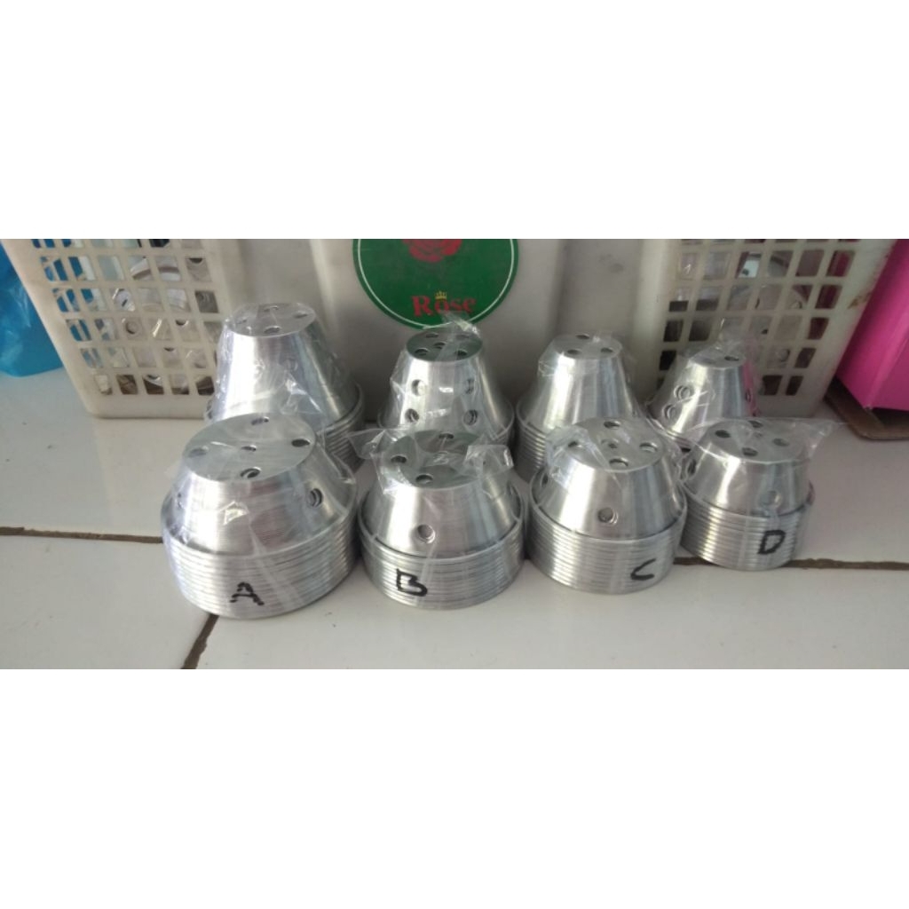 12pcs cetakan bolu kukus mekar/cetakan bolu kukus pendek/cetakan bolu kukus tinggi / COD murah