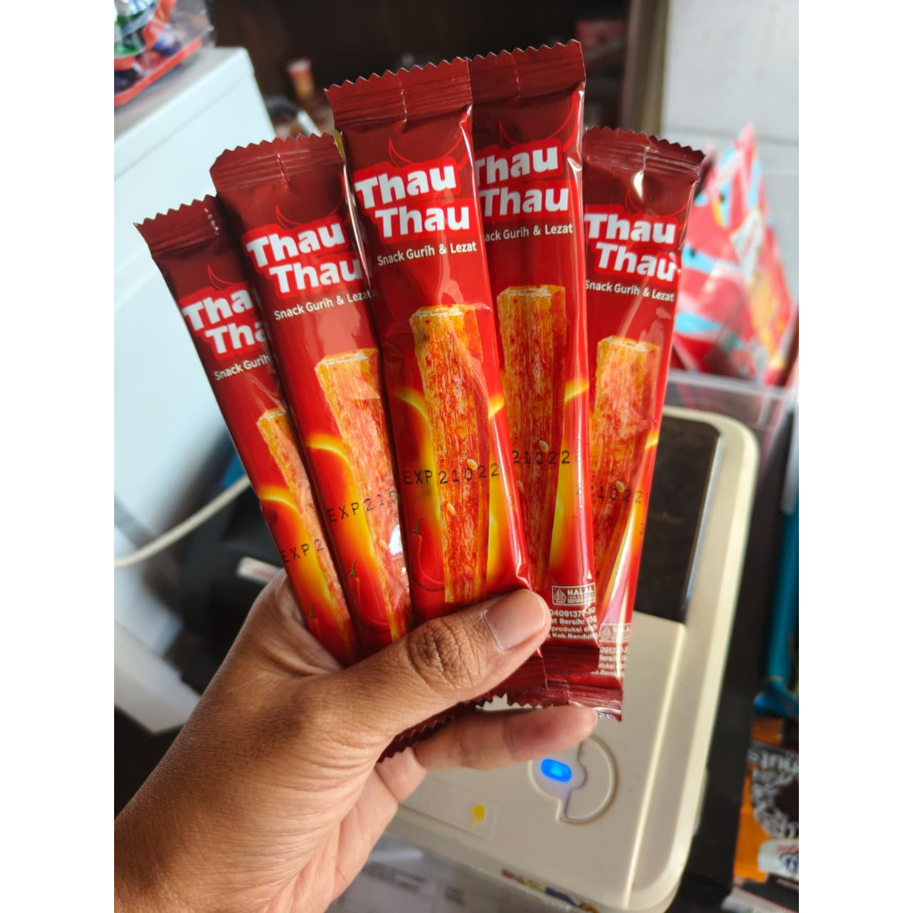 

(10 PCS) Thau Thau Snack Gurih & Lezat Halal 10pcs @13g