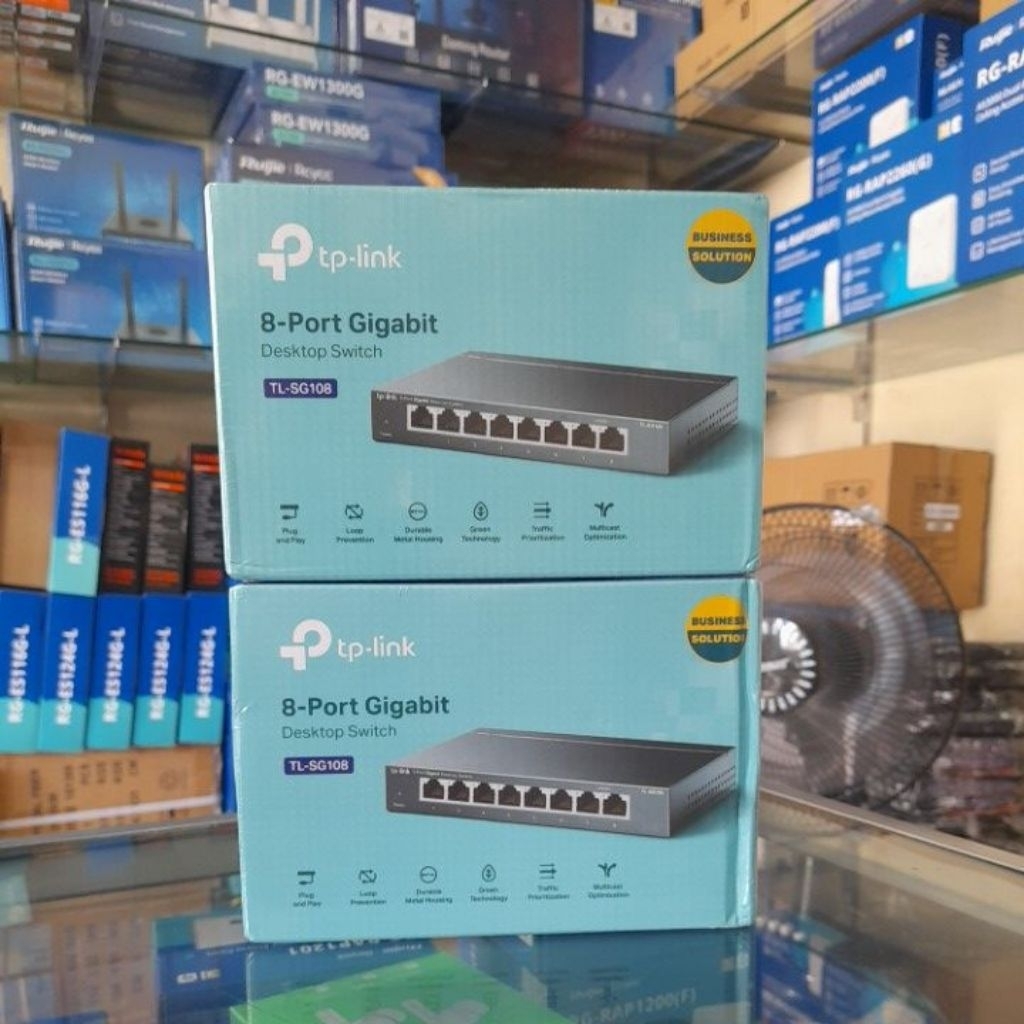 SWITCH 8 Port TPLINK TL-SG108 Gigabit Dekstop