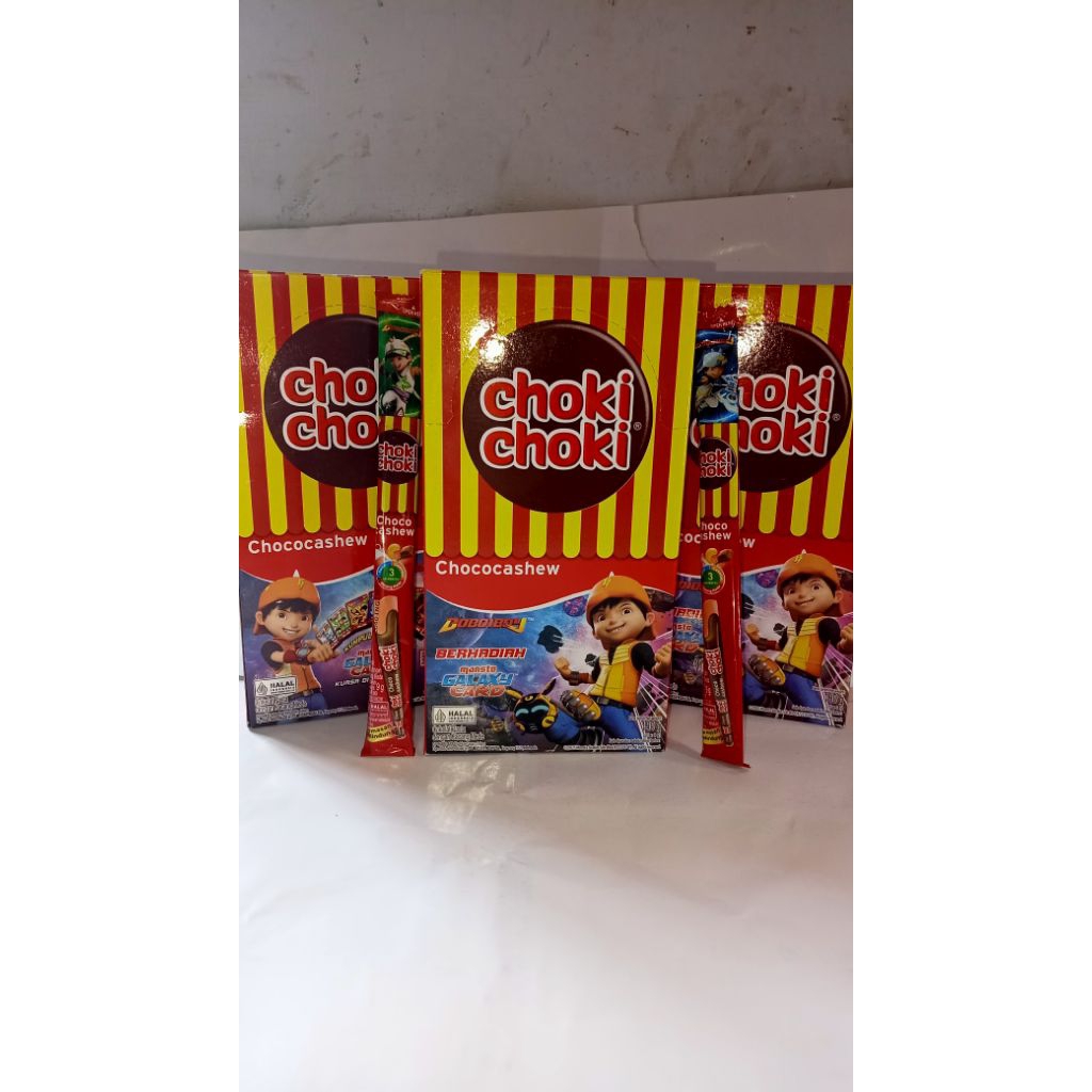 

coki coki cokelat cashew/choco cashew/edisi boboiboy /1 pak