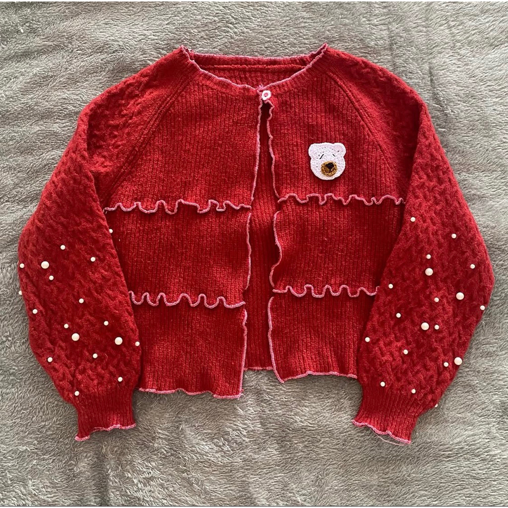 sweater tebal knit reworked