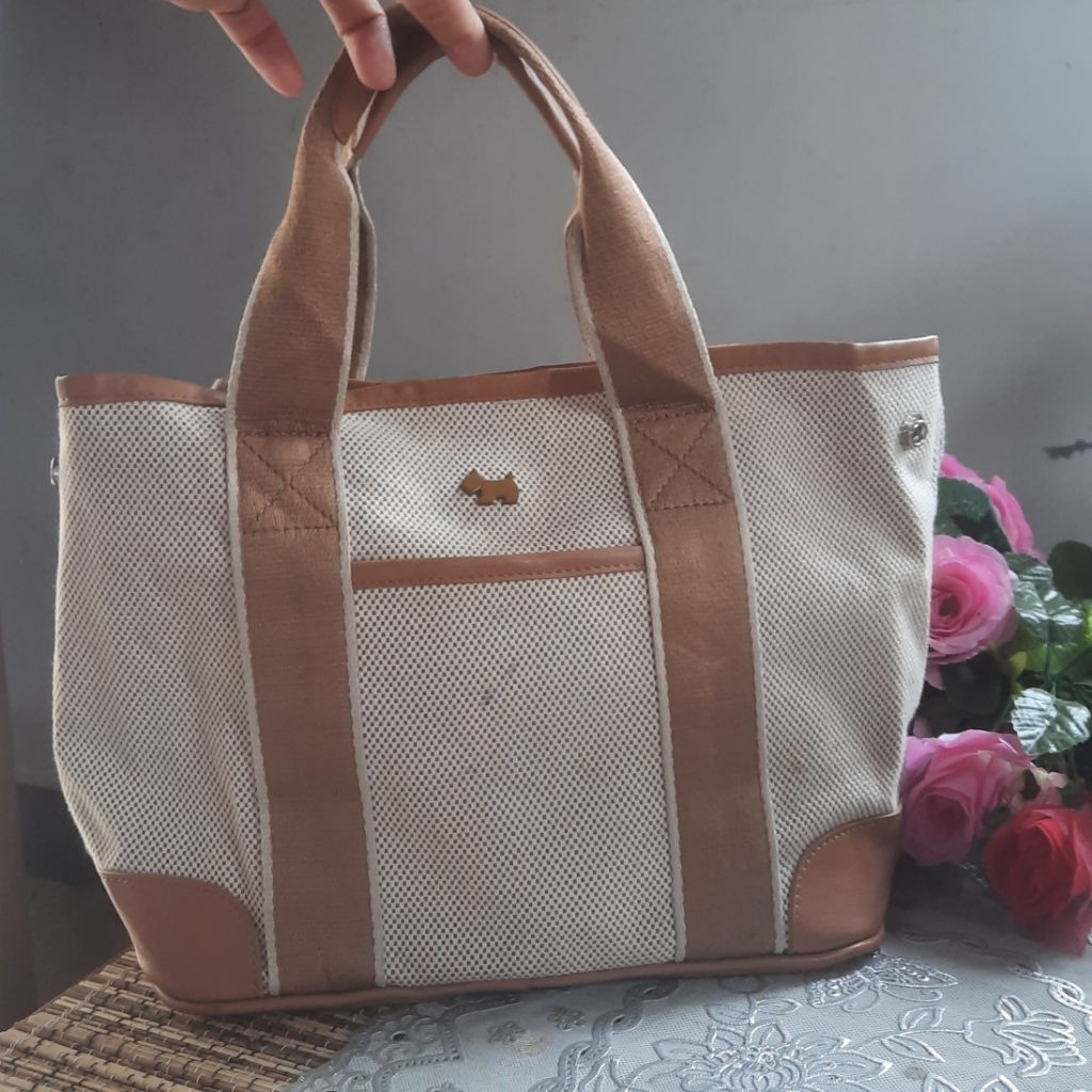 PL Agatha canvas hand shoulder bag