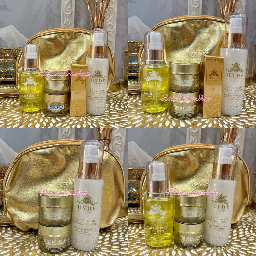 HYDE BEAUTY SKINCARE ORIGINAL PAKET GLOWING/Cream HYDE SKINCARE BPOM(MEMBER RESMI)
