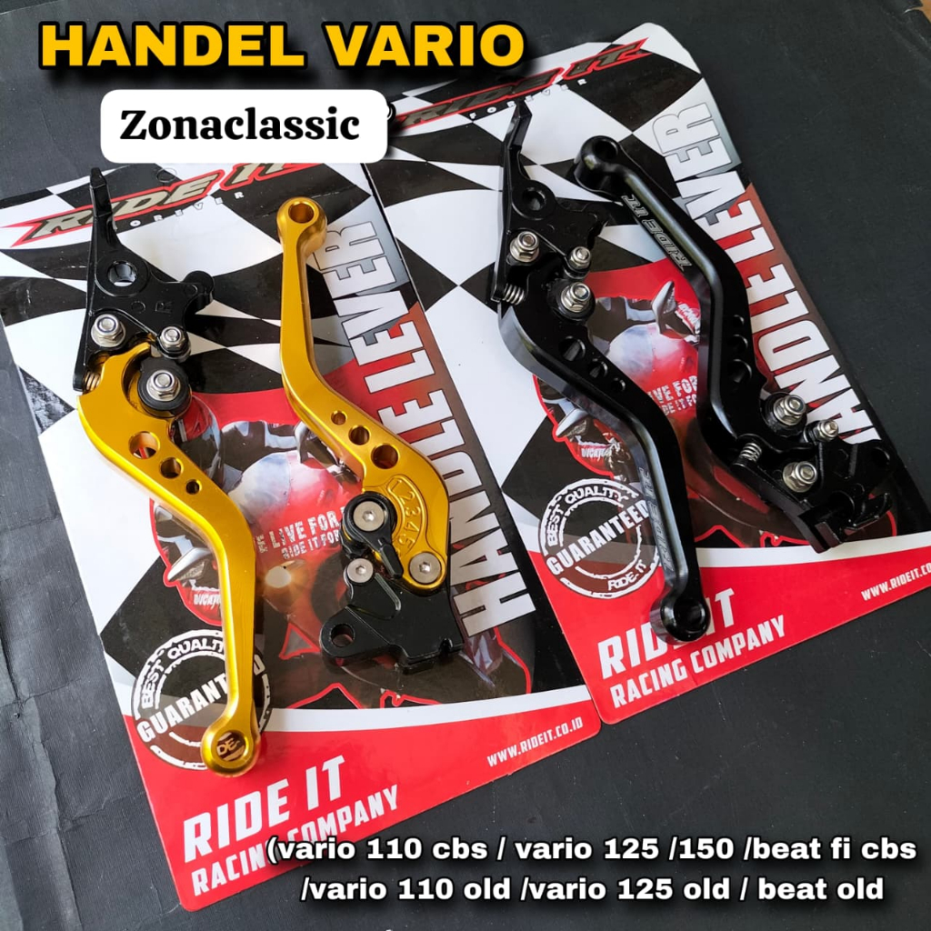 HANDLE REM RIDE IT VARIO 110 CBS HANDLE LEVER CNC VARIO 125/150 / OLD BEAT FI CBS / BEAT OLD