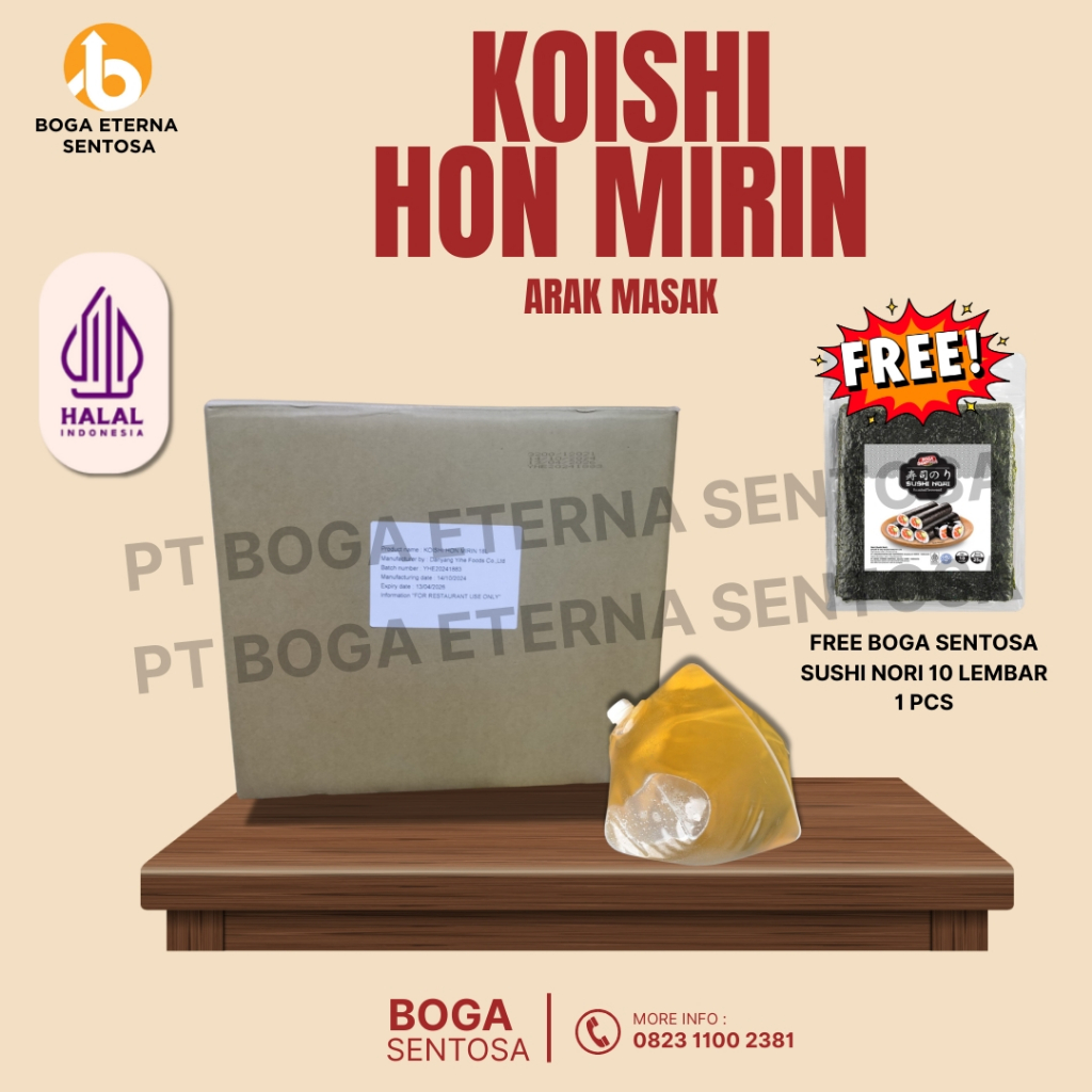 

KOISHI HON MIRIN - ARAK MASAK JEPANG 18L