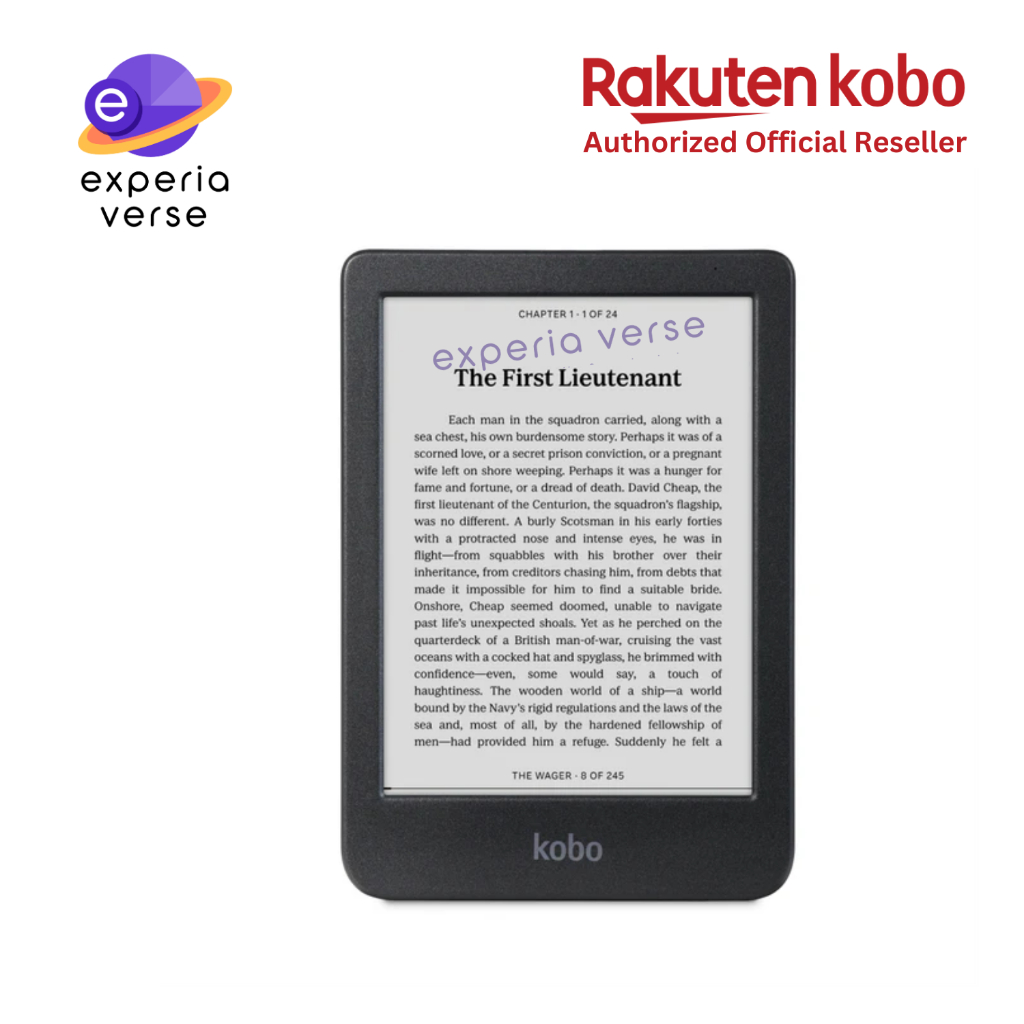 Kobo Clara BW eReader 6” Glare-Free Touchscreen Waterproof IPX8