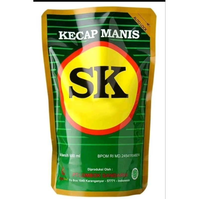 

SK kecap manis 600 ml by lombok gandaria