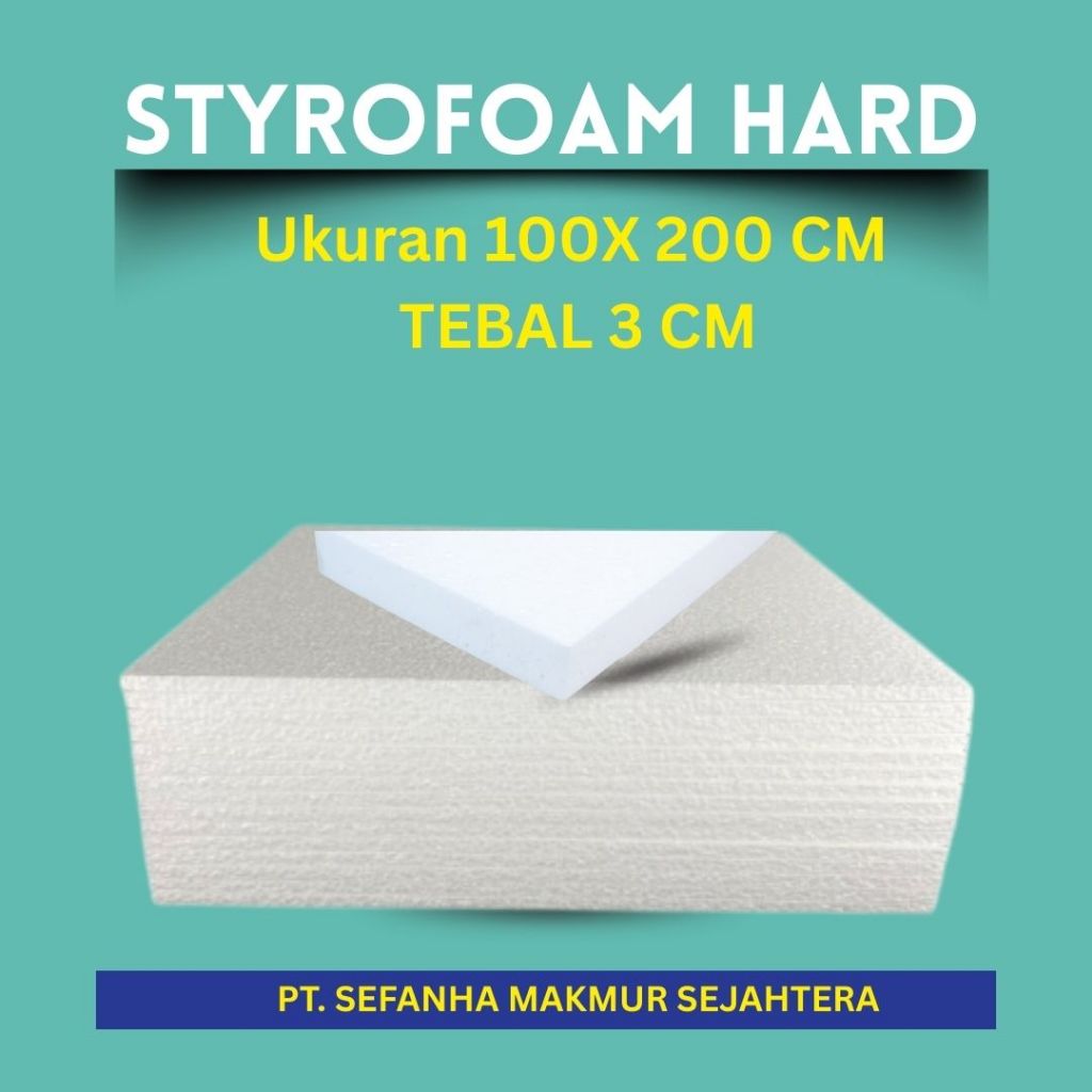 

Promo Styrofoam Dummy Kotak / Busa / Gabus / Styrofoam Ukuran 100x200 cm HARD