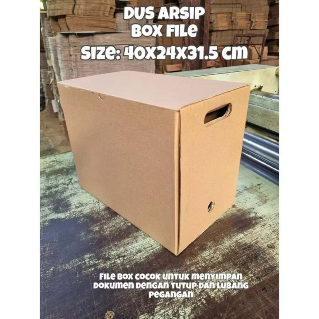 

Dus Arsip | Box Arsip | Kardus File | Tempan Penyimpanan Dokumen uk 40x24x31.5