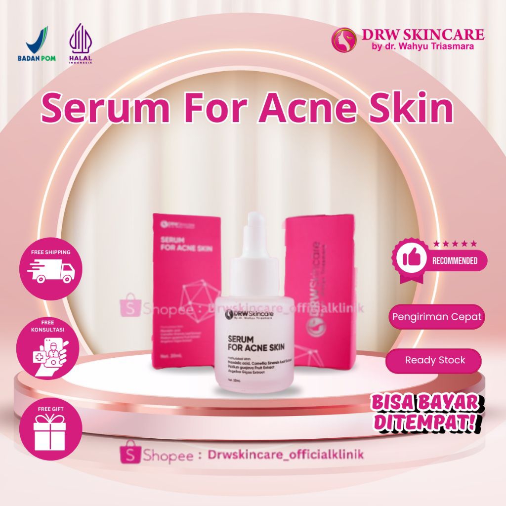 Serum acne drw skincare SERUM UNTUK KULIT BERJERAWAT