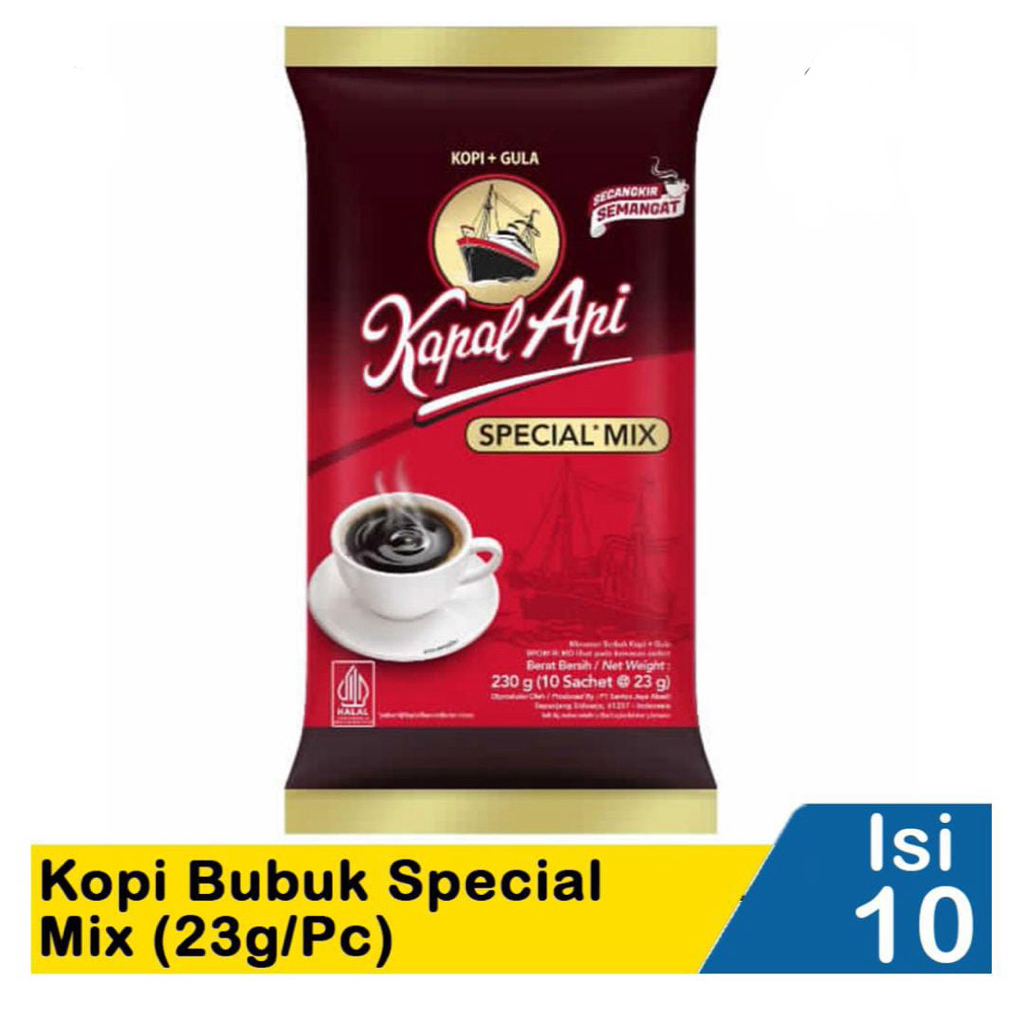 

Kapal Api Kopi Bubuk Special Mix isi 10