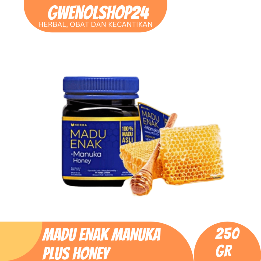 

Madu Enak Manuka Plus Honey 250 gr | 100% Madu Asli Tanpa Pemanis Buatan