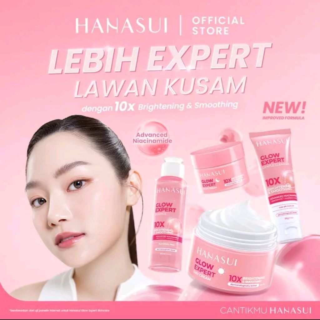 Day cream & Night cream Hanasui pink