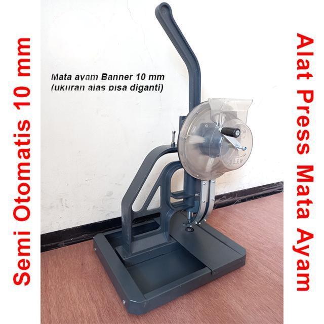Alat Press Mata Ayam Semi Otomatis 10 Mm / Mesin Press Mata Ayam