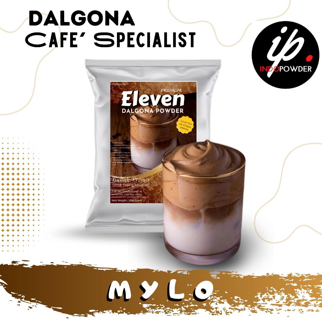 

Indopowder - Bubuk DALGONA MYLO 1Kg Untuk Cafe, Waralaba, Resto dan Usaha Minuman Kekinian
