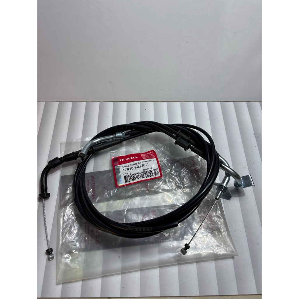 kabel gas (a+b) beat deluxe led / genio / scoopy 2020 keatas
