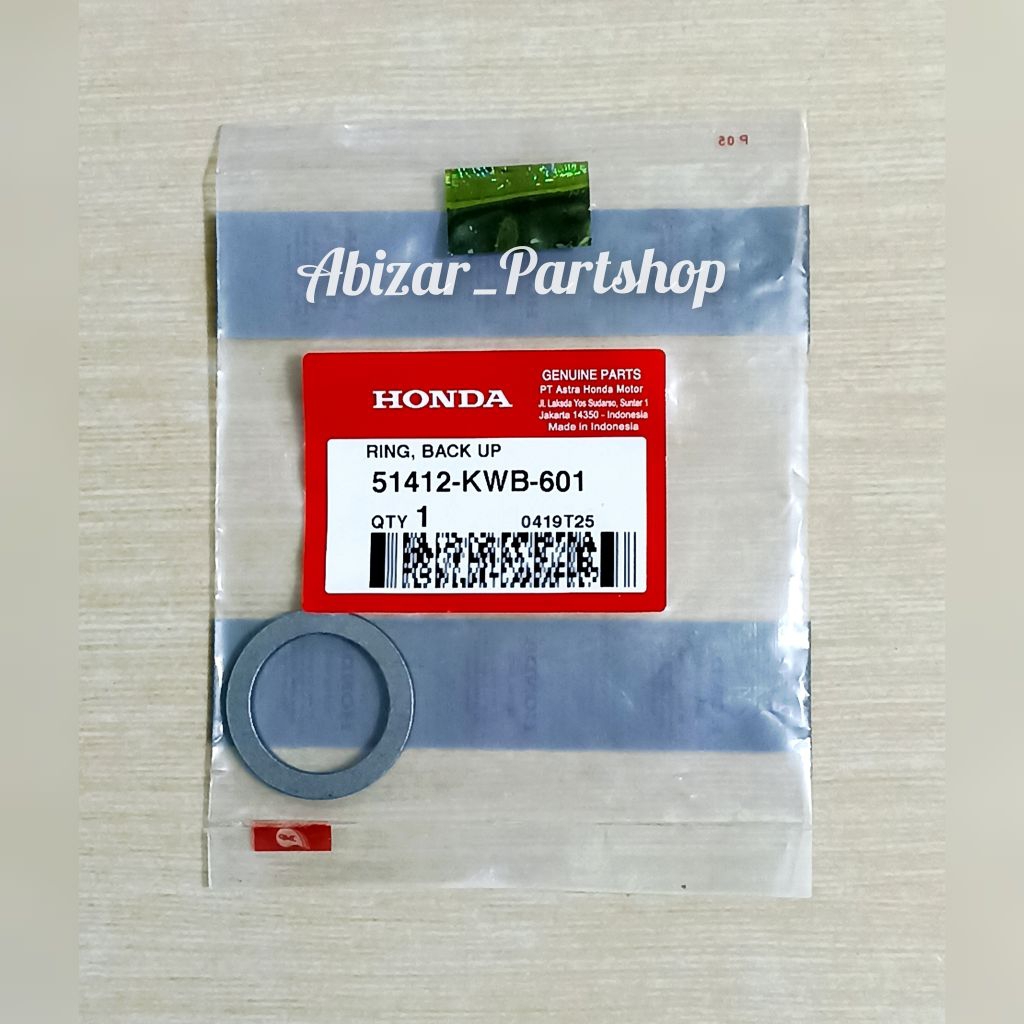51412KWB601 Ring back up / ring bottom as shock honda / ring shockbreaker depan