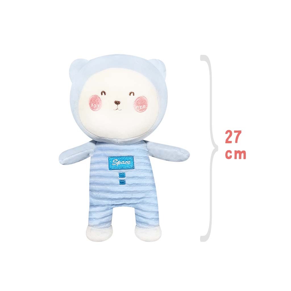 Boneka Anjing Baju Biru Mengspace - Boneka Anjing Mengspace, Kostum Biru, Mainan Anak