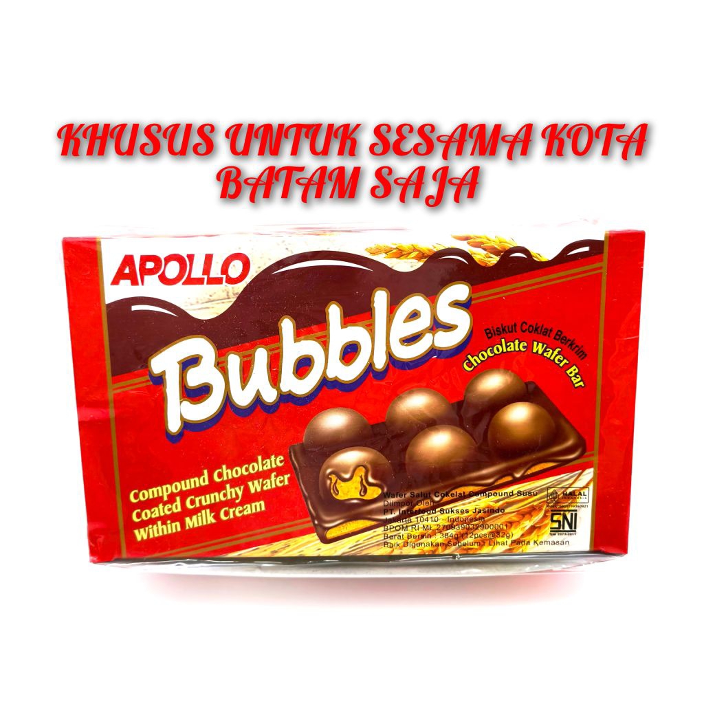 

Apollo Chocolate Wafer Bar 384gram isi 12pcs