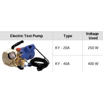 KYOWA Electric Test Pump/Alat Test Tekanan Elektronik