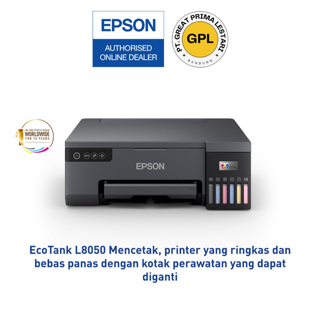 Printer Epson Ecotank L8050 L 8050 L-8050 Photo Wifi