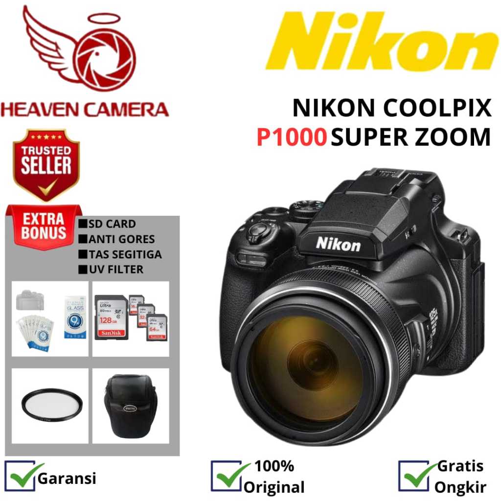 NIKON COOLPIX P1000 / NIKON P1000 / KAMERA NIKON P1000