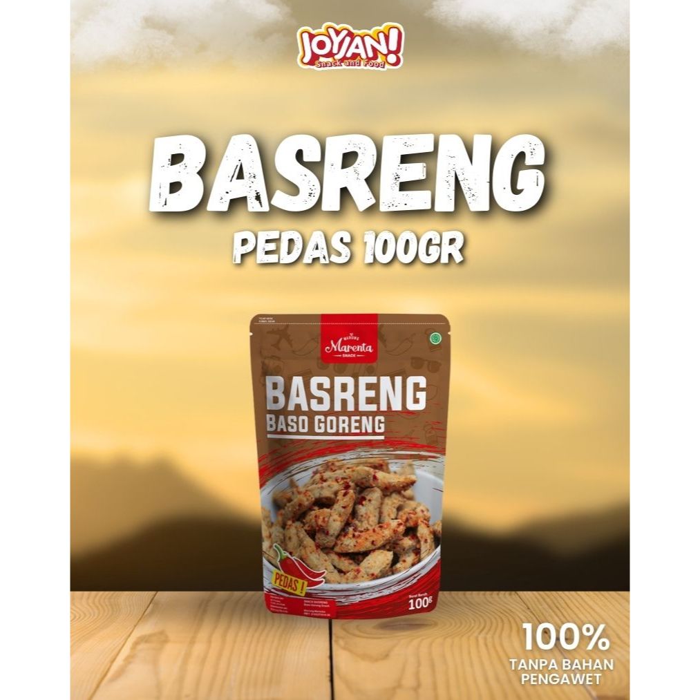 

Joyjan x Marenta Basreng Pedas Puas Makan Sendiri - 100 gr Baso Goreng Viral Pedas Meledak