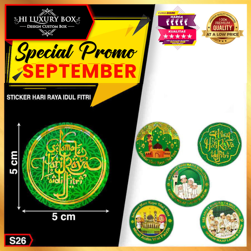 

Sticker Hari Raya Idul Fitri | Sticker Ucapan | Murah 5x5 Sticker Idul Fitri Sticker Lebaran