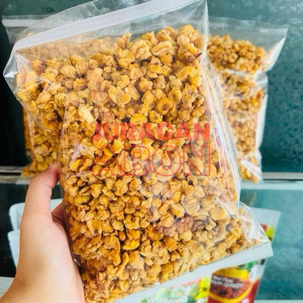 

Marning Jagung Pedas Manis Gurih Asin Enak Original Halal Khas Cilacap Kemasan 250 Gram 500 Gram 1 Kilogram