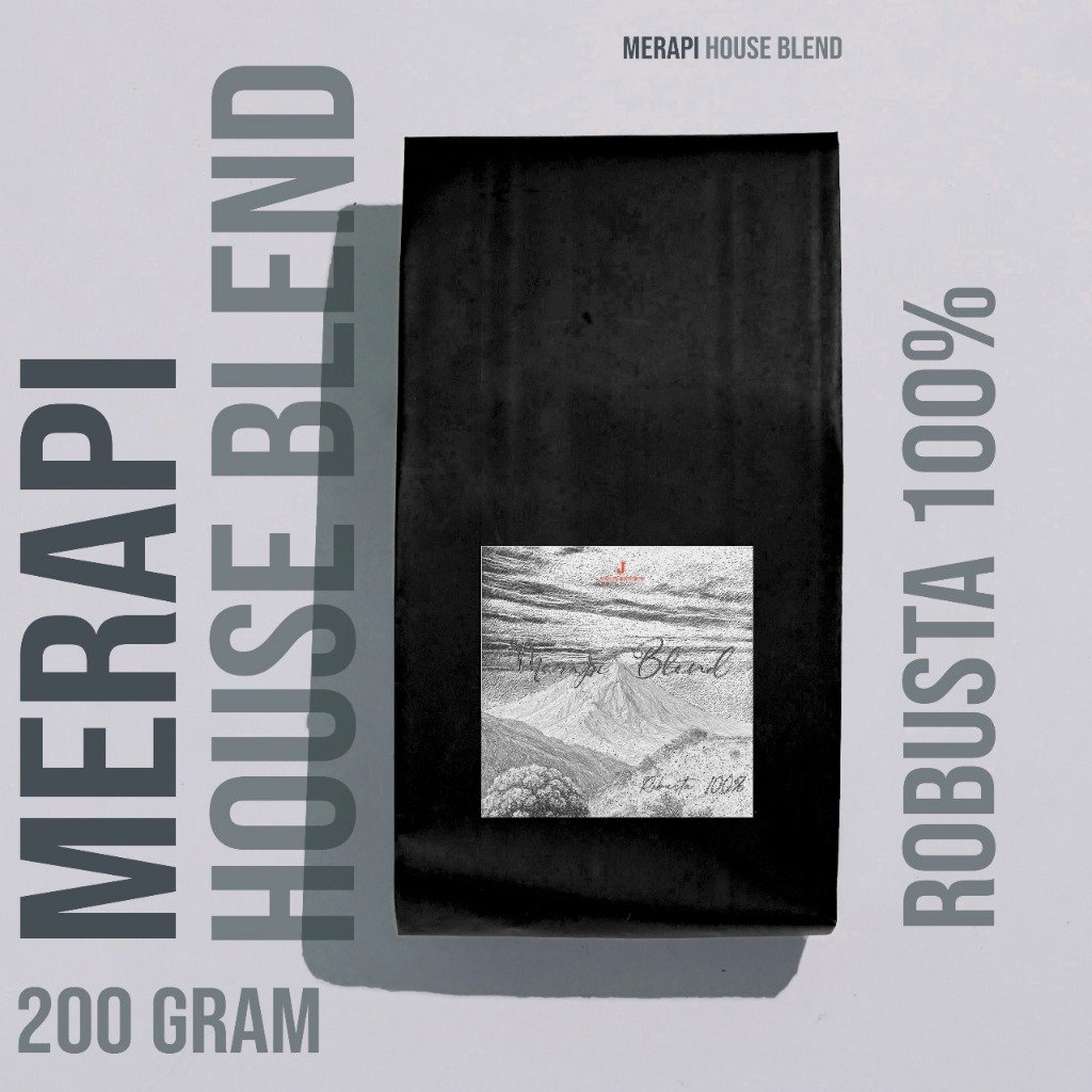 

Merapi Blend – Kopi Arabika & Robusta Premium 200gr | 100% Robusta | Fresh Roast, Strong & Manis, Kopi Khas Indonesia