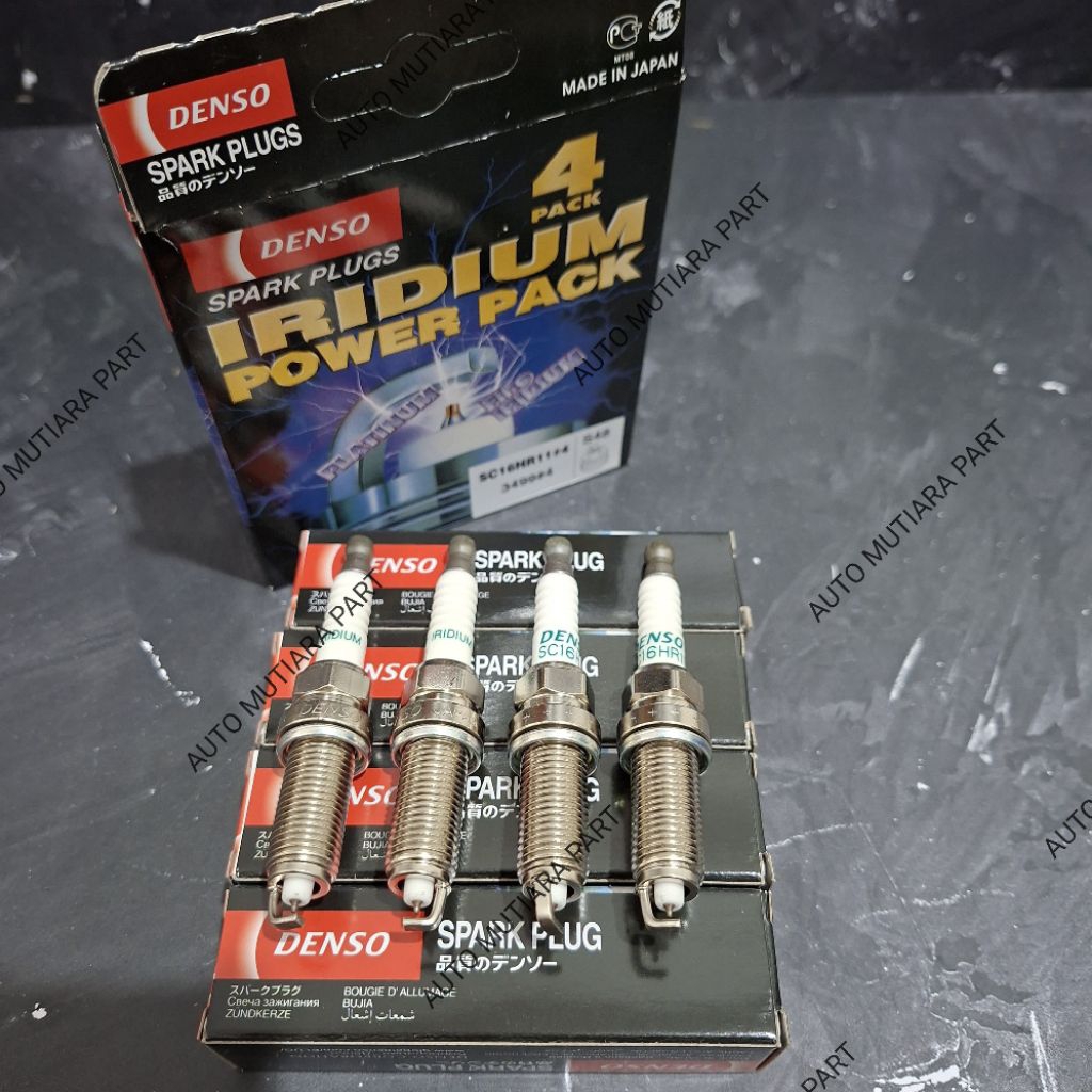 BUSI IRIDIUM DENSO GRAND AVANZA, XENIA, CALYA, SIGRA, NEW RUSH SC16HR11 ORIGINAL