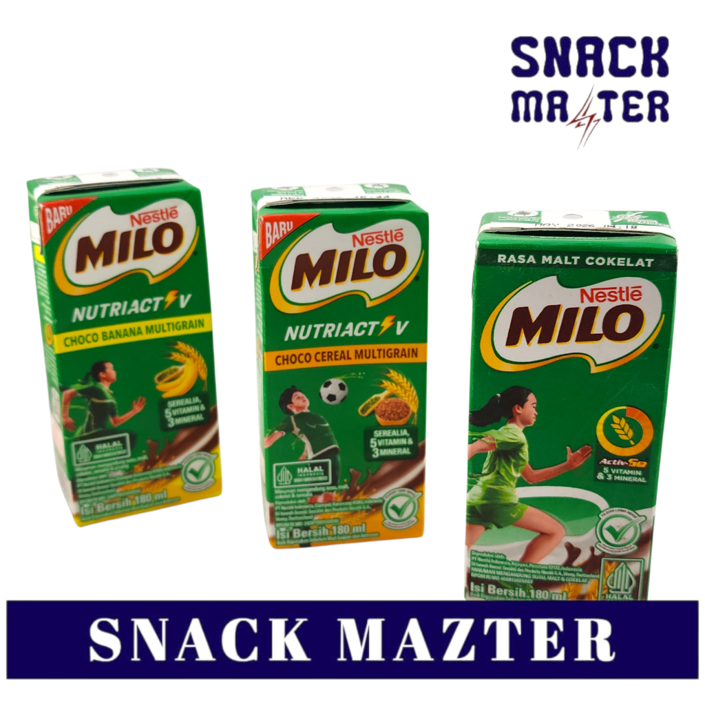 

Susu UHT Milo Active Go Kemasan Kotak - Netto 180 ml