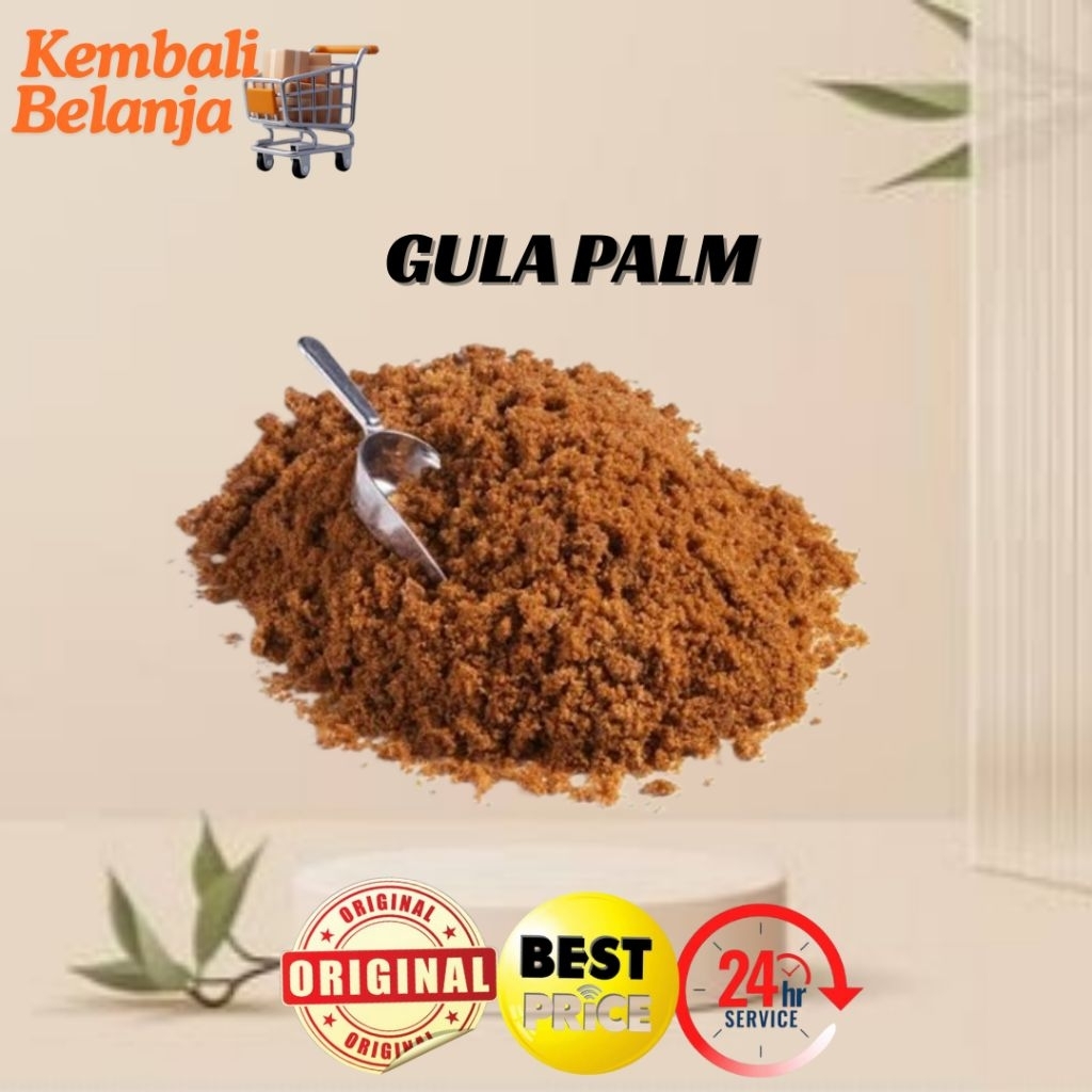 

Gula Palm Organik 250 Gram/ Gula Palem Organik Grade A/ Gula Semut Organik/ Organic Palm Sugar
