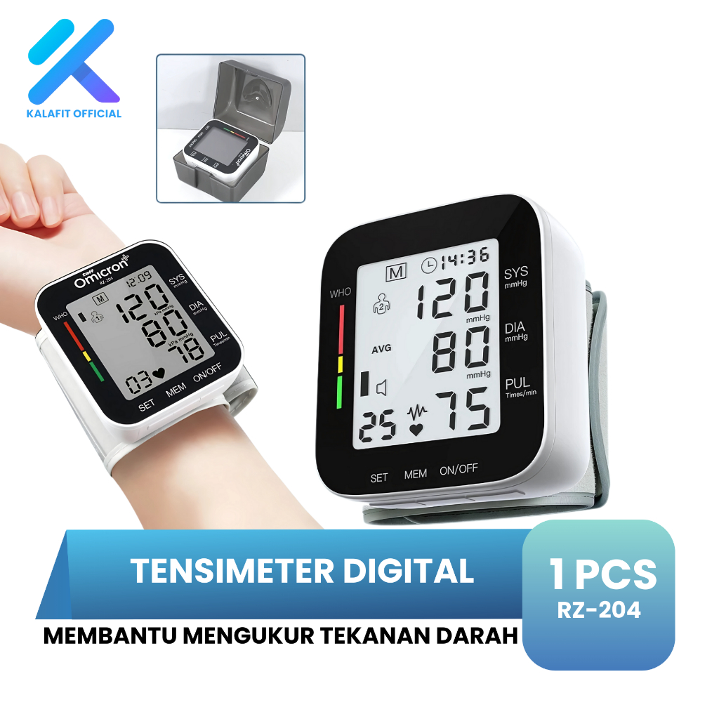 TaffOmicronTensimeter Digital Lengan Akurat Notifikasi Indonesia
