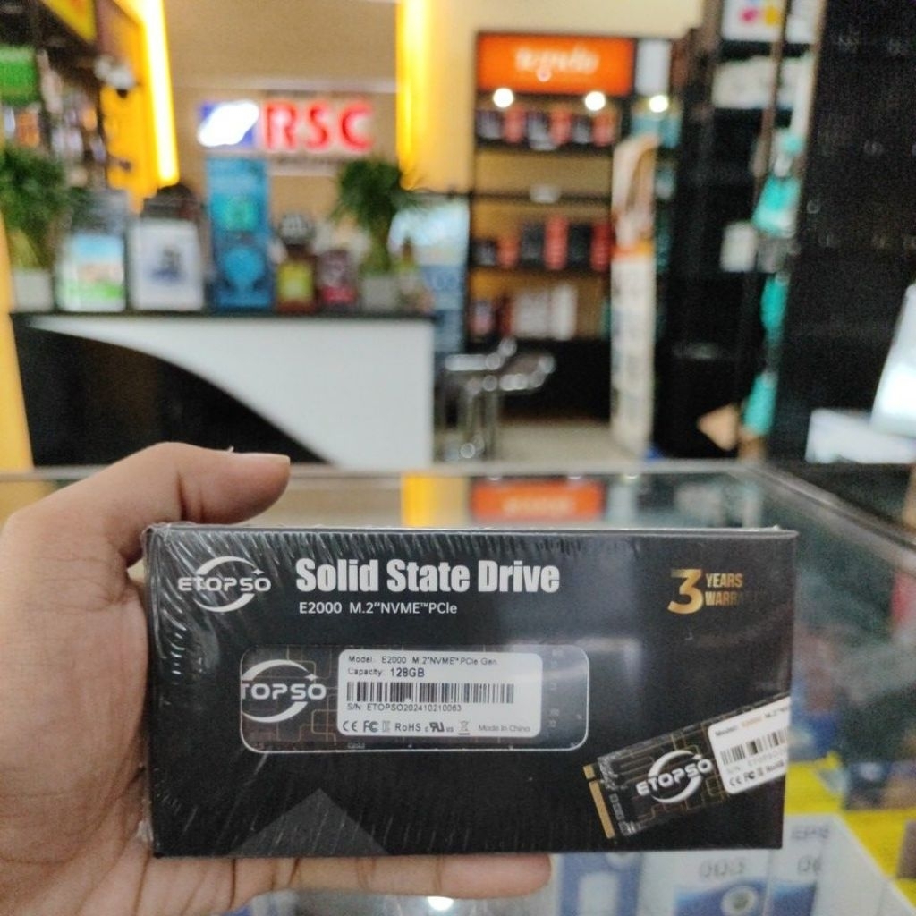 SSD Etopso M.2 NVME 128GB 256GB