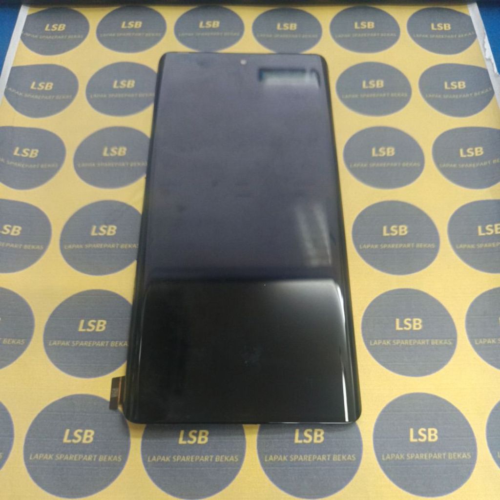 LCD FULLSET FRAME INFINIX ZERO 30 X6731B GOLD 100% ORIGINAL
