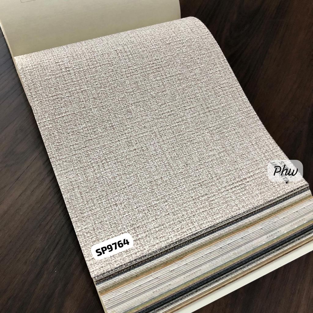 Wallpaper Dinding Goodrich Motif Polos Serat Kain Katun Natural Premium SP by Sangetsu