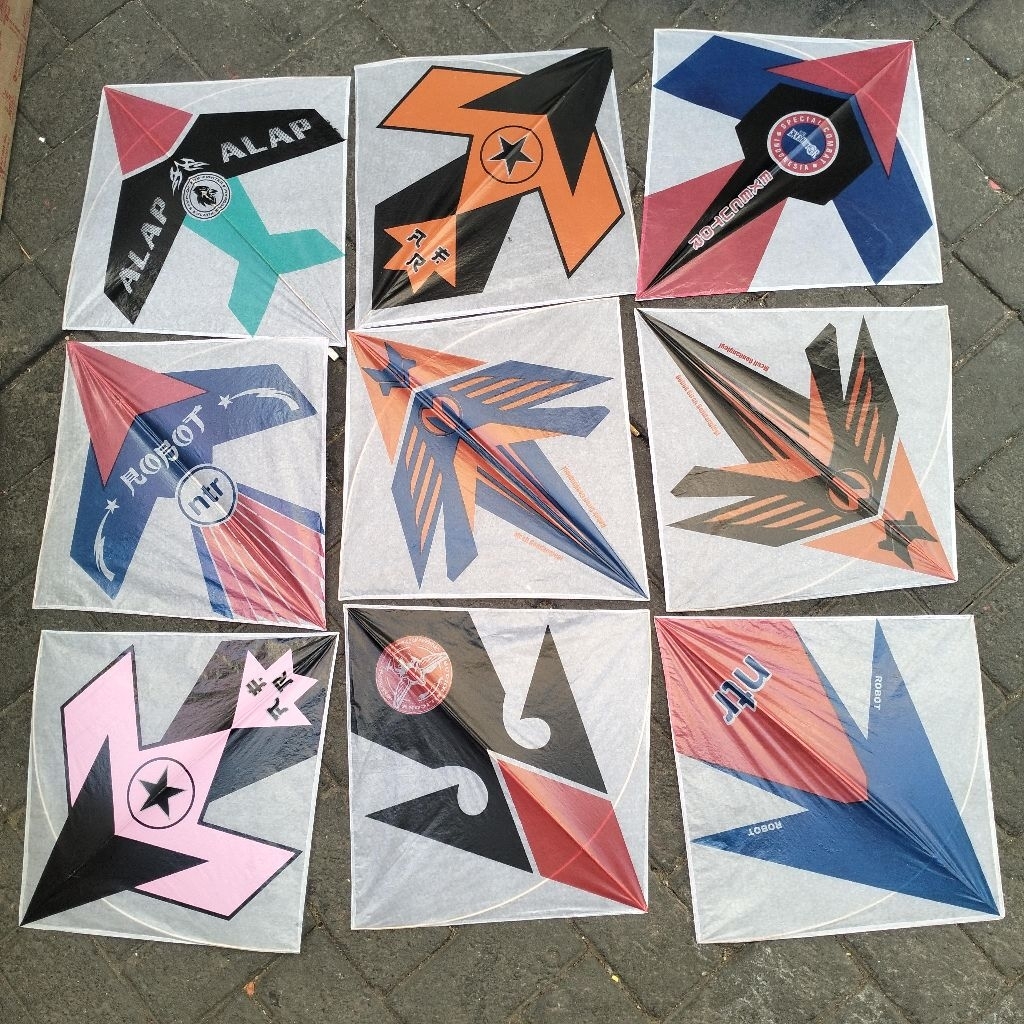 Layangan Sukhoi Lilitan Turnamen Sukoi Turnamen Super Lilitan Mix PETUNG APUS