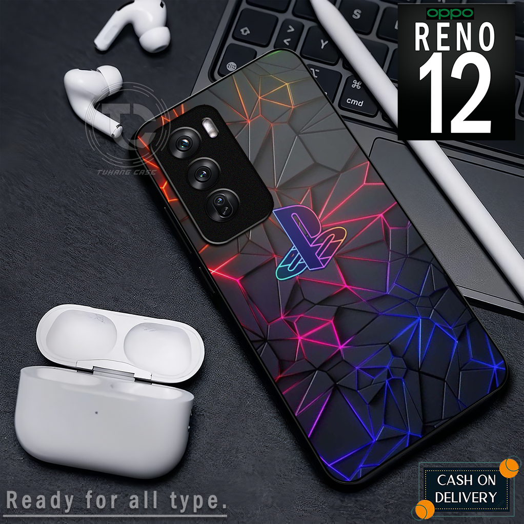 Case Handphone Motif Gamers Untuk oppo reno 12 8t 4g 8t 5g a3x/a3 nfc a17 a17k a3s a74 4g/reno 4f re