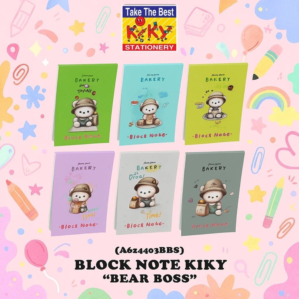

KIKY - Block Note Tiny Bitt - 1Pcs
