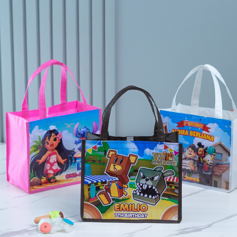 

TAS ULTAH / TAS ULANG TAHUN / GOODIE BAG / TAS SOUVENIR ULTAH