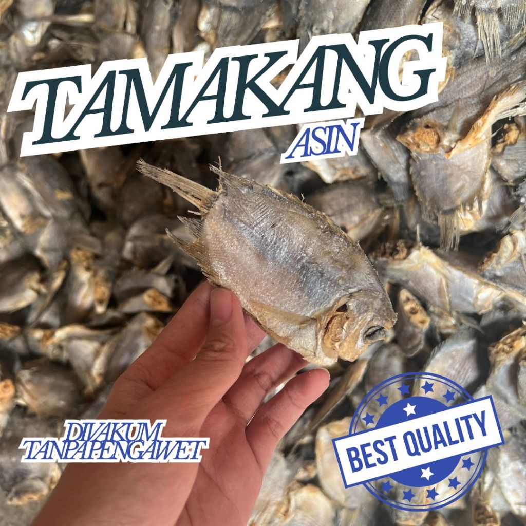 

IKAN ASIN TAMAKANG SEPAT Kemasan Vakum Higienis Siap Kirim